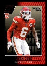 2022 Zenith #187 Bryan Cook Kansas City Chiefs Red Zone Football Card