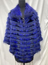 Royal Fox W/ Rex Rabbit Cape / Poncho Horizontal (117041)