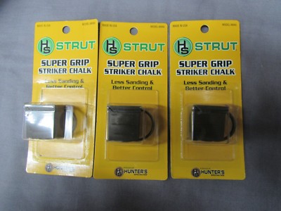 HS STRUT Super Grip Striker Chalk 3 Pack for Wood Tip Turkey Call Strikers
