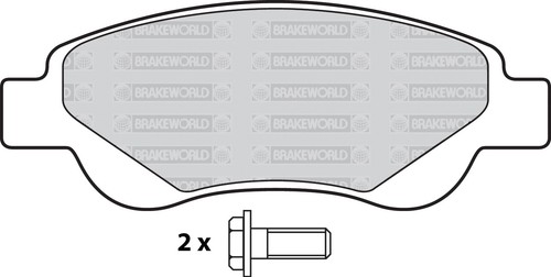 OEM SPEC FRONT DISCS PADS 247mm FOR TOYOTA AYGO 1.4 D 2006-14 - Picture 2 of 7
