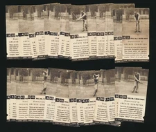 1936 John Cotton Ltd GOLF STROKES (ARCHIE COMPSTON) -Near Set (40 of 50)