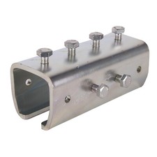 Verbindungsmuffe für MEA Profil Typ 2, Laufschienenprofil, Schiebetor, Stalltor