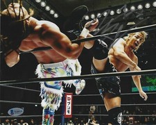 Yujiro Takahashi Signed 8x10 Photo BAS COA New Japan Pro Wrestling Bullet Club R