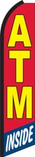 ATM Inside Swooper Flag Feather Super Bow Banner