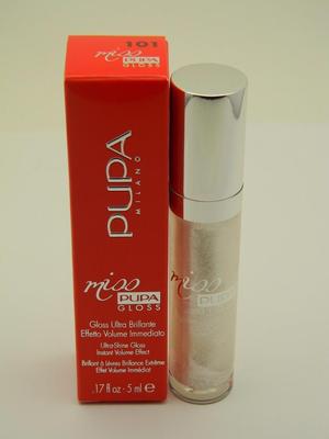 Miss PUPA Lip Gloss Ultra Shine Instant Volume Effect 101 PEARLY CLEAR - 5ml