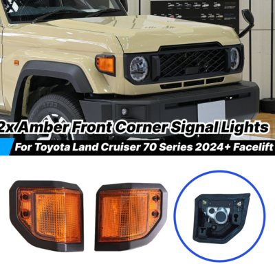 Amber For Toyota Land Cruiser 70 Series 2024+ Front Corner Signal