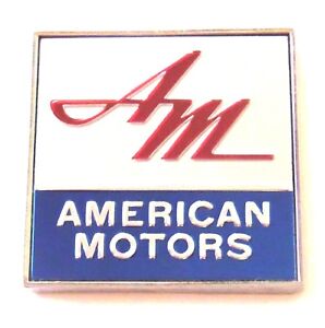 Amc American Motors Logo Rear Deck Emblem 1968 Models Ebay