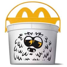 2024 McDONALD'S Halloween Boo Bucket with Stickers White