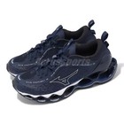 Mizuno Wave Prophecy 13 Navy White Men Road Running Jogging Shoes J1GC2400-02