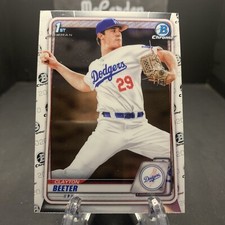 2020 Bowman Draft Chrome Clayton Beeter #BD-30 Los Angeles Dodgers