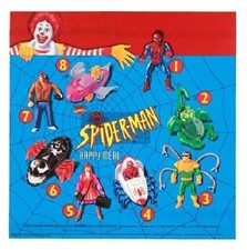 1994 MARVEL SPIDER-MAN MCDONALDS HAPPY MEAL TOYS - U-PICK