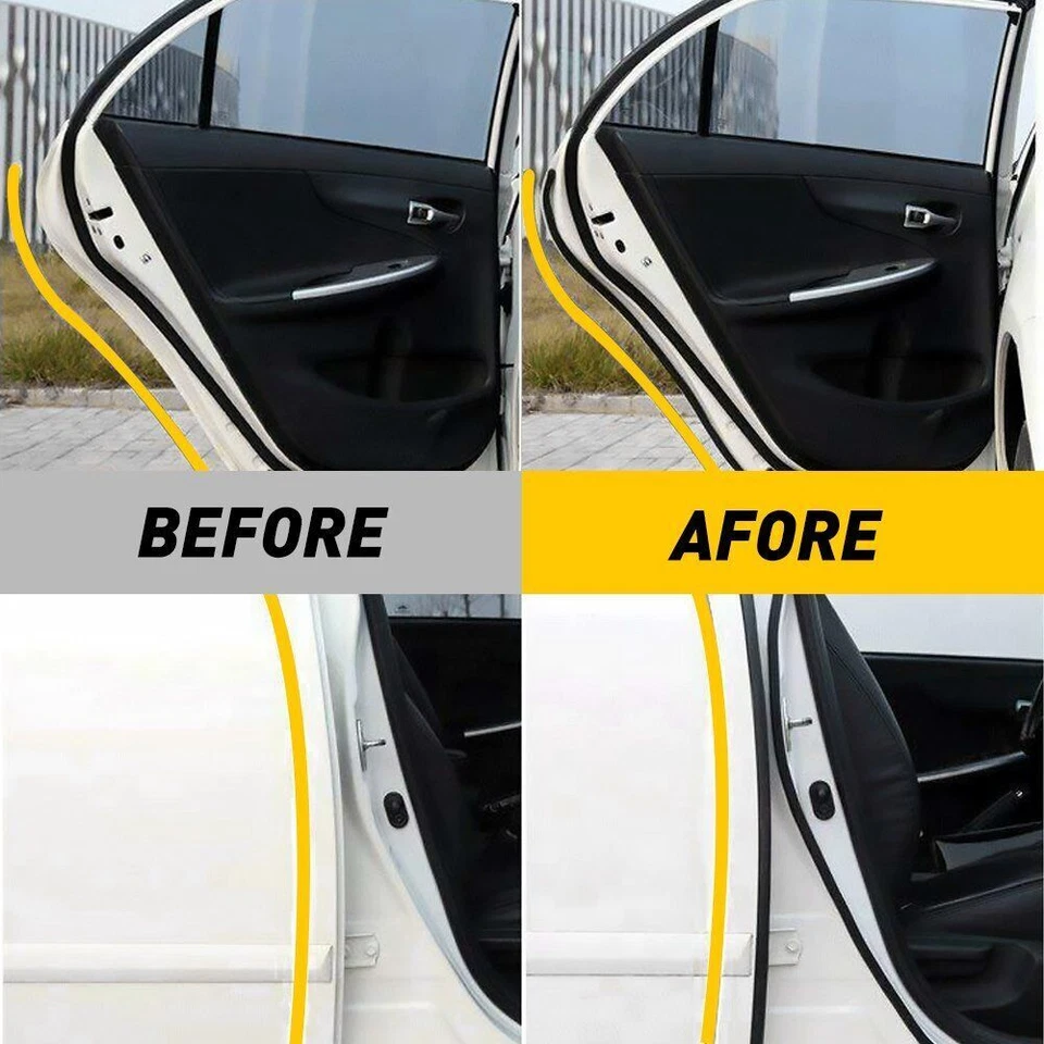 5M D Car Shape Door Weather Strip Seal Rubber Edge Protector For Mercedes Benz - image 2 of 4