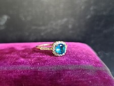 925 Vermeil Statement Ring Vintage, SIZE US 8