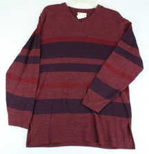Vintage Cricket Lane Men's Medium Sweater Long Sleeve Red Made in the USA