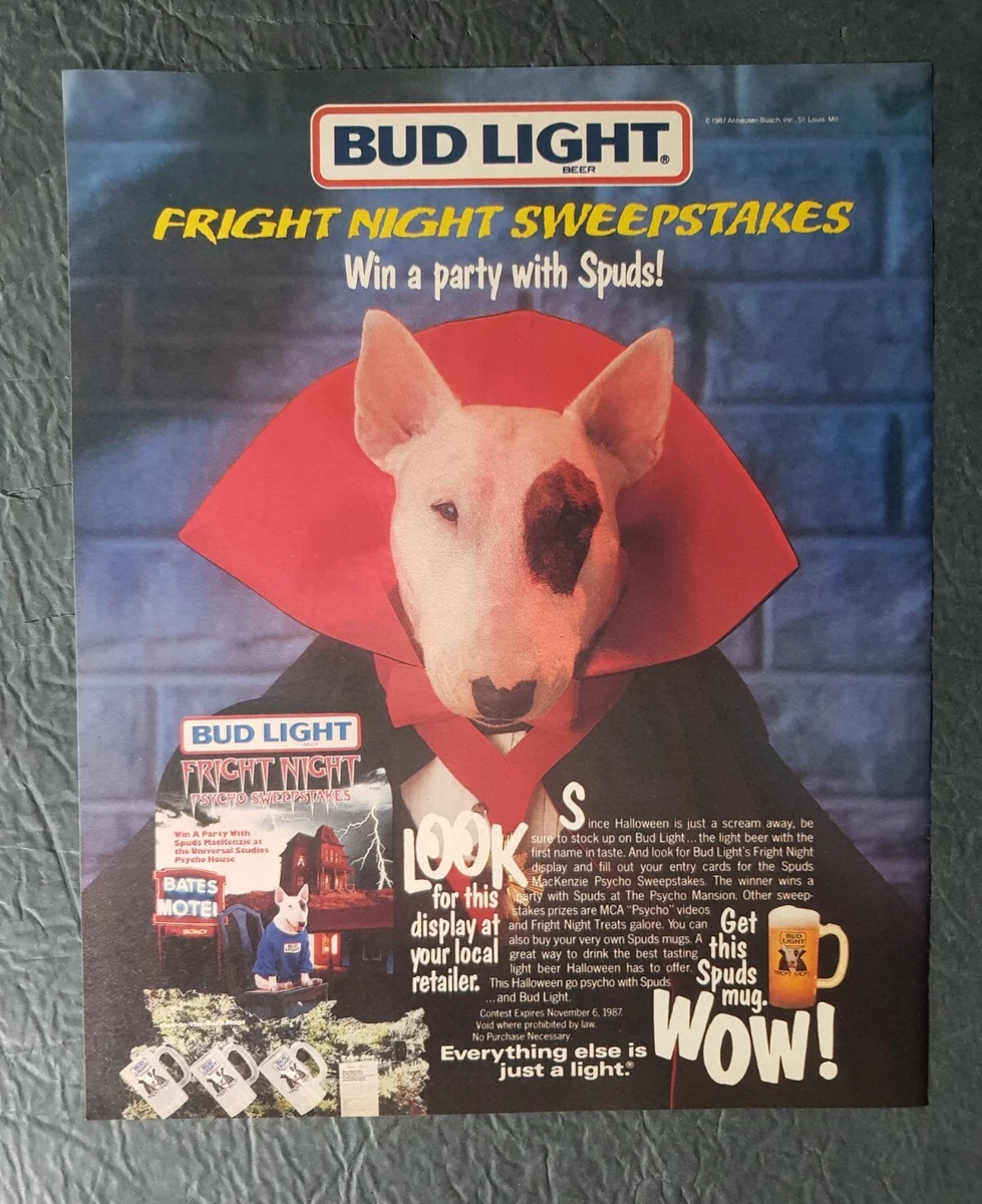 Spuds Mackenzie In Collectible Beer Print Advertising for sale | eBay