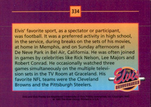 Elvis Collection 92 River Group Trading Card Complete Your Set You Pick 201-400 - Picture 269 of 401