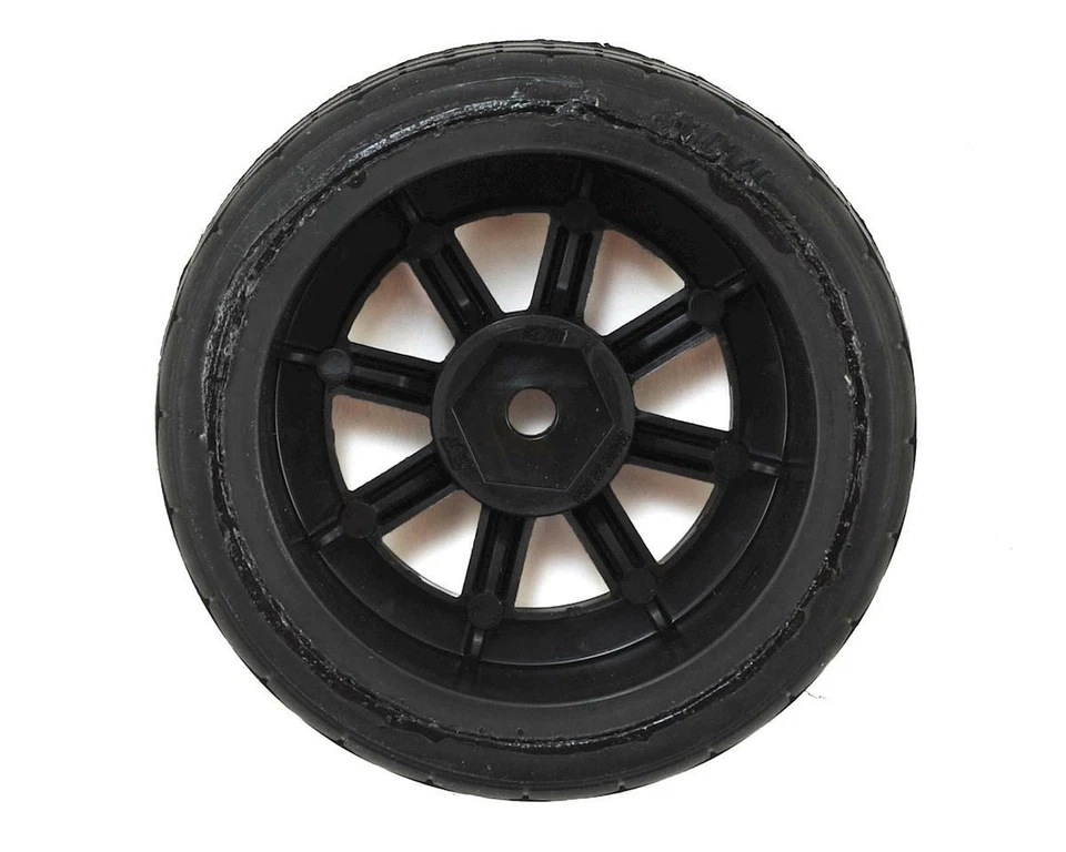 Protoform Vintage Racing Pre-Mounted Front Tire (2) (26mm) (Black) [PRM10140-18] - Image 2 of 3