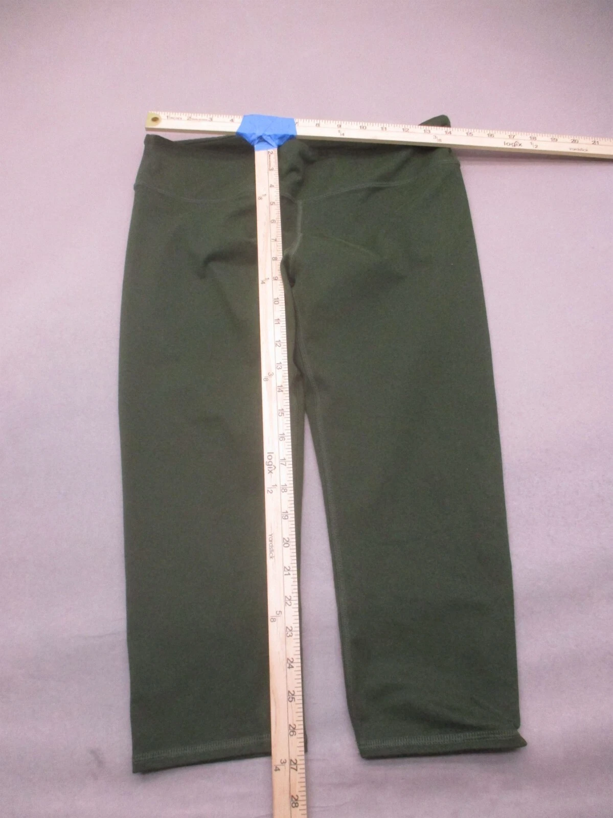 fabletics high rise athletic cropped stretch leggings