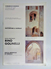 RINO GOLINELLI Catalogo Mostra Castello Vignola 1993