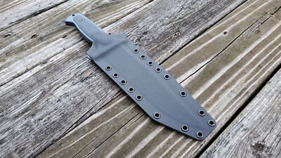Custom Kydex sheath, Cold Steel ''DROP FORGED SURVIVALIST'' pancake style (BK,P)
