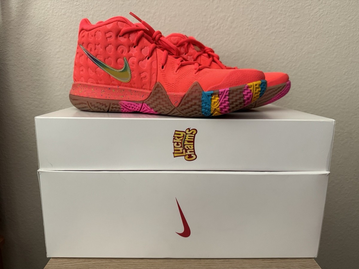 RARE Nike Kyrie Irving Lucky charms (Special Cereal Box Package) size 12 M