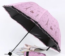 All-Weather UV-Protective Sun and Rain Umbrella"  