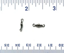 100 GT Super Strong Black Barrel Fishing Swivels Size 14 (22# Test)