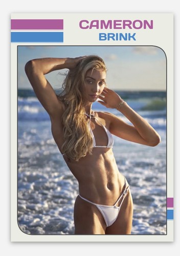 Cameron Brink Custom Card Limited Print Swim Suit WNBA LA Sparks Stanford Model