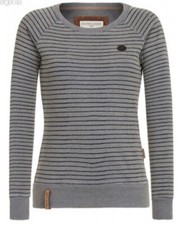 NWT a women  s Striped Sweatshirt Small Naketano