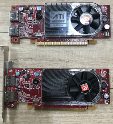  Restposten 2 x ATI Radeon HD 3470 PCI-E 256 MB Dual Display Port 102-B40319 #E1D