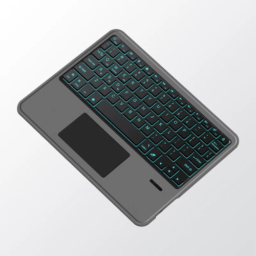 Wireless Bluetooth Backlight Touchpad Keyboard For Phone iPad Tablet Laptop - Picture 28 of 30