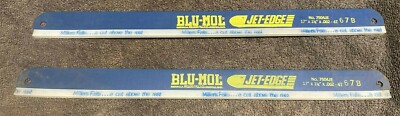 2 NOS Millers Falls 17'' x1-1/4'' x.062 4T 67B BLU-MOL POWER HACKSAW BLADE