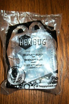 McDonald's Hex Bug Beetle Black Happy Meal Toy NIP #1