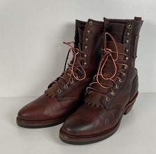 Vintage Chippewa Kiltie Packer Boots | Soft Toe | USA Made | Men’s 9.5 D