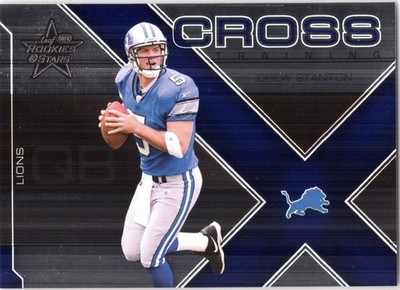 2007 Leaf Rookies & Stars Cross Training Blue 9/500 Drew Stanton #CT-7
