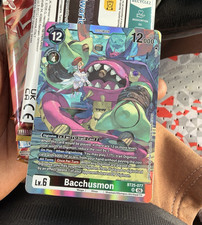 Bandai Bacchusmon BT25-077 Digimon CCG Secret Rare Alt Art Foil English