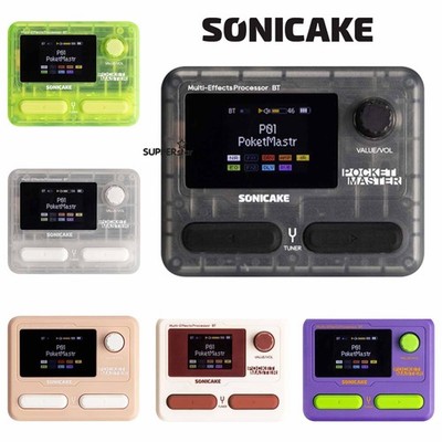 SONICAKE Pocket Master Guitar Bass IR Cabinets Multi-Effects OTG USB Pedal