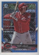 2018 Bowman Chrome Prospects Blue Shimmer Refractor 7/150 Gavin LaValley 0pl