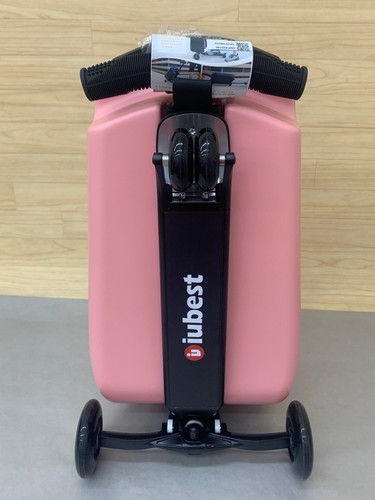 iubest 20" Luggage Carry On Scooter Pink Suitcase for Kids 4-15 Detach/Folds - Picture 5 of 8
