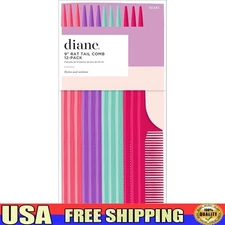 Hair Styling Tool Fine Toothed Combs Parting Teasing Sectioning Pack of 12 New
