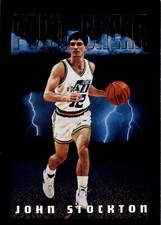 1994 SkyBox John Stockton #338 Point Break Utah Jazz