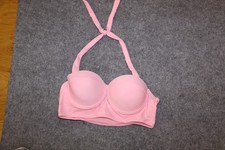 BIKINI OBERTEIL BUSTIER GRÖSSE M ROSA MIT BÜGEL SCHAUMSTOFF