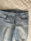 AMERICAN EAGLE Y2K Super Stretch Skinny Jeans Sz 18R Light Wash  JEANS! — photo 3
