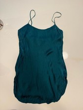 Vintage Victoria's Secret Gold Label Teal Silk Camisole