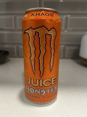 *RARE* discontinued 2015 Monster Energy  Khaos Juice Energy Drink 16 fl oz Can