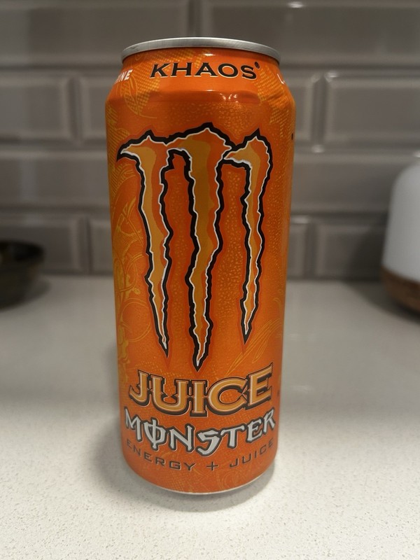 *RARE* discontinued 2015 Monster Energy  Khaos Juice Energy Drink 16 fl oz Can