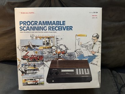 Realistic 20-128 Programmable Scanning Receiver PRO-2023 Box w/ Antenna