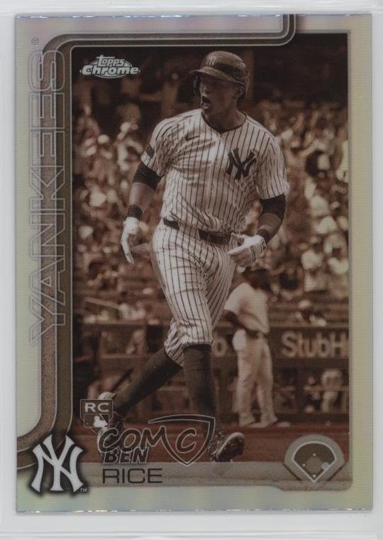 2025 Topps Chrome Sepia Refractor Ben Rice #139 yj0