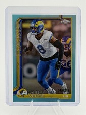 2025 Topps Chrome Football Jared Verse Teal /299