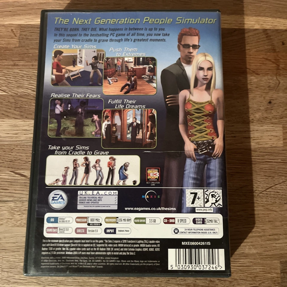 The Sims 2 PC Video Classic Game Collectors 2004 No Reserve - Image 2 of 2